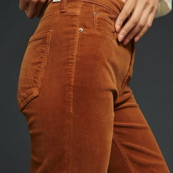 MOTHER The Dazzler Mid-Rise Straight Corduroy Jeans - Picture 3 of 7